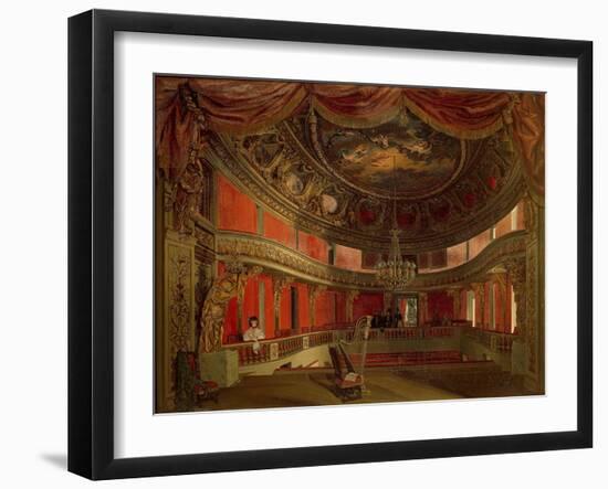 Interior of Marie Antoinette's Petit Trianon Theatre-Anton Ivanovic Ivanov-Framed Giclee Print