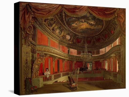 Interior of Marie Antoinette's Petit Trianon Theatre-Anton Ivanovic Ivanov-Stretched Canvas