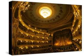 Interior of Marinsky Theatre, St. Petersburg, Russia, Europe-Peter Barritt-Stretched Canvas