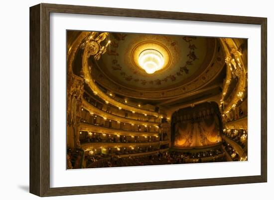 Interior of Marinsky Theatre, St. Petersburg, Russia, Europe-Peter Barritt-Framed Photographic Print