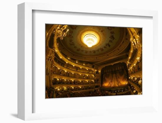 Interior of Marinsky Theatre, St. Petersburg, Russia, Europe-Peter Barritt-Framed Photographic Print