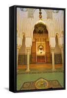 Interior of Mausoleum of Moulay Ismail, Meknes, Morocco, North Africa, Africa-Neil-Framed Stretched Canvas