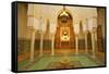 Interior of Mausoleum of Moulay Ismail, Meknes, Morocco, North Africa, Africa-Neil-Framed Stretched Canvas