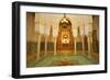 Interior of Mausoleum of Moulay Ismail, Meknes, Morocco, North Africa, Africa-Neil-Framed Photographic Print