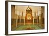 Interior of Mausoleum of Moulay Ismail, Meknes, Morocco, North Africa, Africa-Neil-Framed Photographic Print