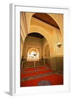 Interior of Mausoleum of Moulay Ismail, Meknes, Morocco, North Africa, Africa-Neil-Framed Photographic Print