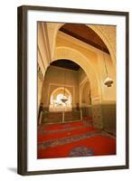 Interior of Mausoleum of Moulay Ismail, Meknes, Morocco, North Africa, Africa-Neil-Framed Photographic Print