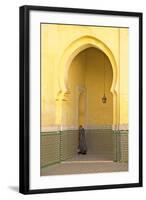 Interior of Mausoleum of Moulay Ismail, Meknes, Morocco, North Africa, Africa-Neil-Framed Photographic Print