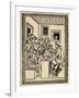 Interior of Medieval University-null-Framed Giclee Print