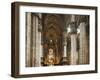 Interior of Milan Cathedral, Piazza Duomo, Milan, Lombardy, Italy, Europe-Ben Pipe-Framed Photographic Print