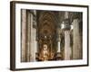 Interior of Milan Cathedral, Piazza Duomo, Milan, Lombardy, Italy, Europe-Ben Pipe-Framed Photographic Print