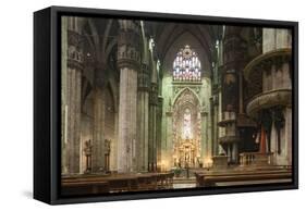 Interior of Milan Cathedral, Piazza Duomo, Milan, Lombardy, Italy, Europe-Ben Pipe-Framed Stretched Canvas