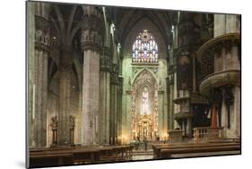 Interior of Milan Cathedral, Piazza Duomo, Milan, Lombardy, Italy, Europe-Ben Pipe-Mounted Photographic Print