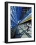 Interior of Modern Cermy Most Metro Station, Prague, Czech Republic-Richard Nebesky-Framed Photographic Print