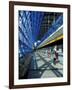 Interior of Modern Cermy Most Metro Station, Prague, Czech Republic-Richard Nebesky-Framed Photographic Print