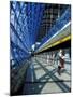 Interior of Modern Cermy Most Metro Station, Prague, Czech Republic-Richard Nebesky-Mounted Photographic Print