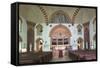 Interior of Mosque Church, Pecs, Southern Transdanubia, Hungary, Europe-Ian Trower-Framed Stretched Canvas