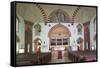 Interior of Mosque Church, Pecs, Southern Transdanubia, Hungary, Europe-Ian Trower-Framed Stretched Canvas