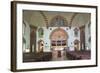 Interior of Mosque Church, Pecs, Southern Transdanubia, Hungary, Europe-Ian Trower-Framed Photographic Print