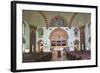 Interior of Mosque Church, Pecs, Southern Transdanubia, Hungary, Europe-Ian Trower-Framed Photographic Print