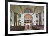 Interior of Mosque Church, Pecs, Southern Transdanubia, Hungary, Europe-Ian Trower-Framed Photographic Print