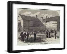 Interior of Mountjoy Prison, Dublin, Where the Fenians are Confined-null-Framed Giclee Print
