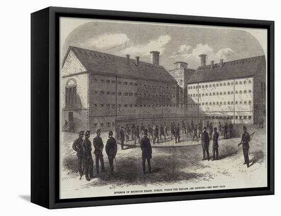 Interior of Mountjoy Prison, Dublin, Where the Fenians are Confined-null-Framed Stretched Canvas