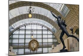 Interior of Musee D'Orsay Art Gallery, Paris, France, Europe-Peter Barritt-Mounted Photographic Print