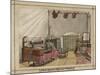 Interior Of My Tent. High Ground. Bangalore, 1863 - 1868-Harold Malet-Mounted Giclee Print