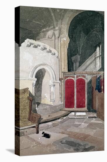 Interior of Norwich Cathedral, 19th Century-John Sell Cotman-Stretched Canvas