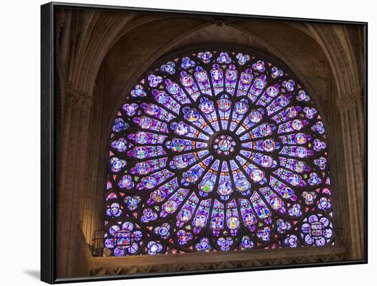 Interior of Notre Dame Cathedral, Paris, France-Jim Zuckerman-Framed Photographic Print