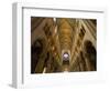 Interior of Notre Dame Cathedral with Pipe Organ in Background, Paris, France-Jim Zuckerman-Framed Photographic Print