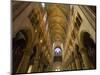 Interior of Notre Dame Cathedral with Pipe Organ in Background, Paris, France-Jim Zuckerman-Mounted Photographic Print