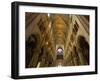 Interior of Notre Dame Cathedral with Pipe Organ in Background, Paris, France-Jim Zuckerman-Framed Photographic Print