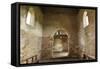 Interior of Oddas Chapel, Deerhurst, Gloucestershire, 2010-Peter Thompson-Framed Stretched Canvas