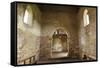 Interior of Oddas Chapel, Deerhurst, Gloucestershire, 2010-Peter Thompson-Framed Stretched Canvas