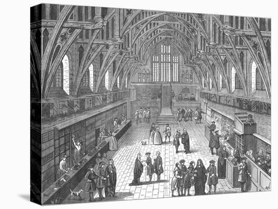 Interior of Old Westminster Hall, 1797-null-Stretched Canvas