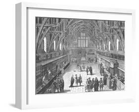 Interior of Old Westminster Hall, 1797-null-Framed Giclee Print