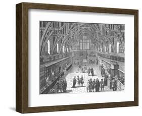 Interior of Old Westminster Hall, 1797-null-Framed Giclee Print