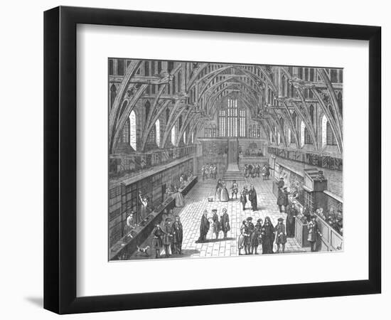 Interior of Old Westminster Hall, 1797-null-Framed Giclee Print