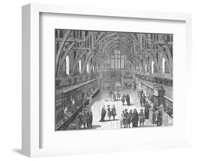 Interior of Old Westminster Hall, 1797-null-Framed Giclee Print