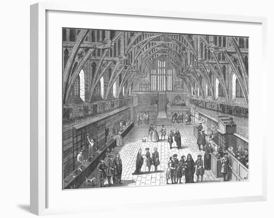 Interior of Old Westminster Hall, 1797-null-Framed Giclee Print