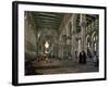 Interior of Omayad Mosque in the Old City, Damascus, Syria, Middle East-Nigel Blythe-Framed Photographic Print