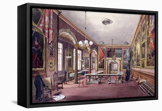 Interior of Painter-Stainers' Hall, London, 1888-John Crowther-Framed Stretched Canvas