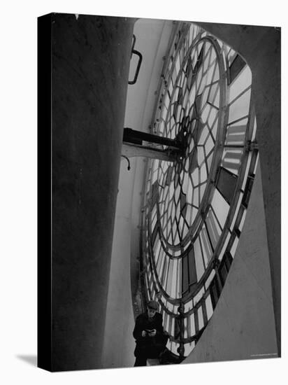 Interior of Parliament's Clock Tower-Hans Wild-Stretched Canvas