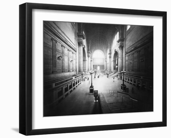 Interior of Pennsylvania Station-Philip Gendreau-Framed Photographic Print