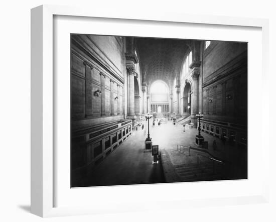 Interior of Pennsylvania Station-Philip Gendreau-Framed Photographic Print