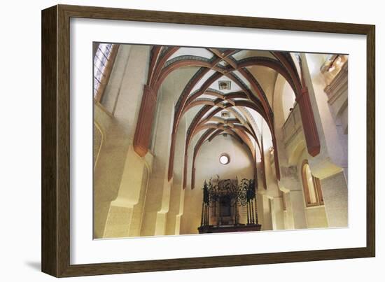 Interior of Pinkas Synagogue-null-Framed Photographic Print