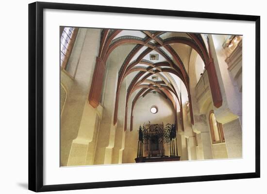 Interior of Pinkas Synagogue-null-Framed Photographic Print