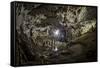 Interior of Polovragi Cave, Romania-paulmalaianu-Framed Stretched Canvas